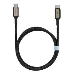 CABLE PROOVE Dense Metal TIPO C TIPO C 60W- NEGRO