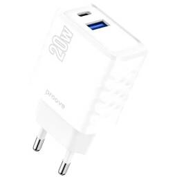 CARGADOR  PROOVE Speed Surge  Tipo-C(PD3.0)+USB(QC3.0) 20W  BLANCO