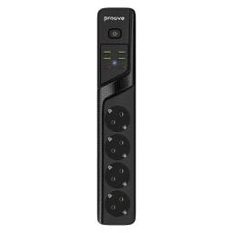 Zapatilla con cargador integrado Proove Power Strip P-04(4Schuko+4USB+2PD-TipoC)