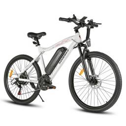 Bicicleta Electrica Samebike SY26II 36v-13Ah-500W 32km/h CH Rodado 26 White