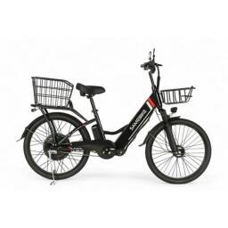 Bicicleta Electrica Samebike E-Alfa 36v-10,4Ah-350W 32km/h CM Rodado 24 Black