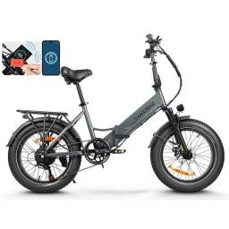 Bicicleta Electrica Samebike LOTDM200II 48v-13Ah-750W 40km/h CM Rodado 20 Gray