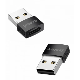 ADAP - ADAPTADOR PROOVE USB A TIPO C - NEGRO