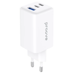 CARG - CARGADOR PROOVE USB+TIPO C DOBLE 65W - BLANCO