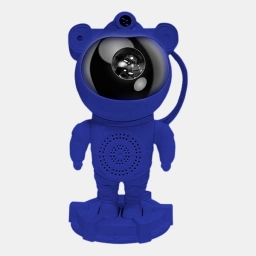 ASTRONAUTA LUZ DE AURORA CON LUNA - AZUL