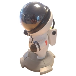 LAMPARA ASTRONAUTA PROYECTOR  BLANCO/NEGRO