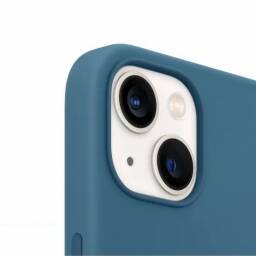Protector de Silicona semi r�gido Azul iPhone 13