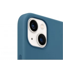 Protector de Silicona semi rgido Azul iPhone 13