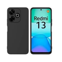 Protector de Silicona semi r�gido Negro RedMi 13(4G5G)-RedMi 13X