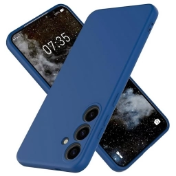 Protector de Silicona semi rígido azul samsung S25