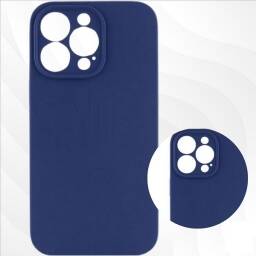 Protector de Silicona semi r�gido Azul iPhone 16 Pro Max