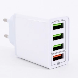 Cargador AR8431 7Amp.  1 USB QC3.0 + 3 USB 3.1Amp