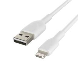 Cable USB lightning 3.0 TPE Blanco 1m