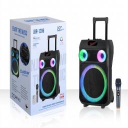 Parlante bluetooth JBR-1206 12" 20W con Microfono Inalambrico