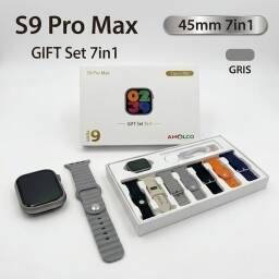 Smart Watch S9 Pro Max 45mm 7 Correas intercambiables - Gris