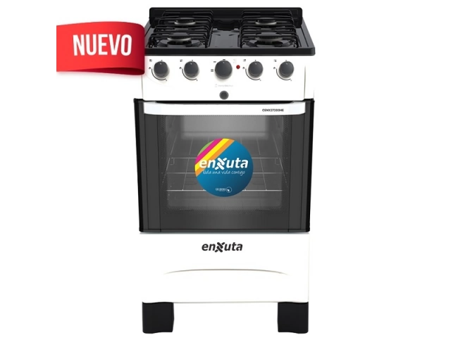 Cocina Combinada 4 Hornallas Color Blanco