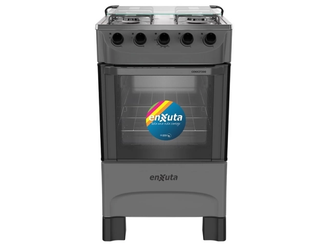 Cocina Supergas 4 Hornallas Con Termocupla Color Gris